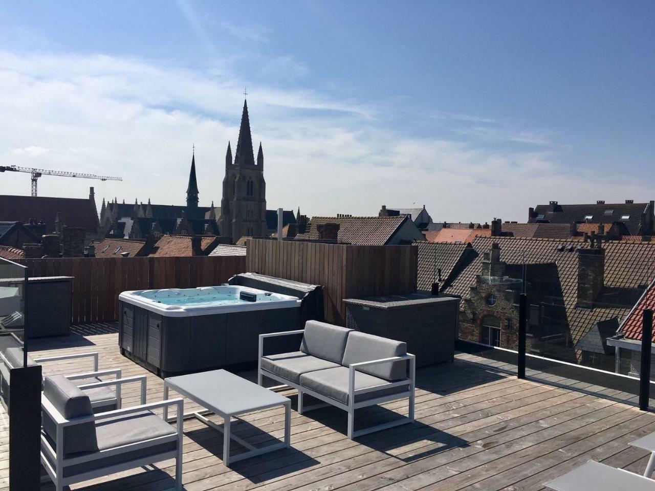 Luxurious Apartment In Nieuwpoort With Jacuzzi Exterior foto
